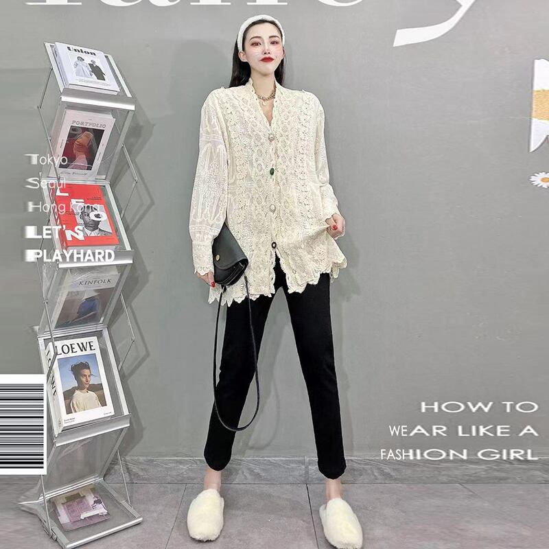 シャツ ジッパー薄手 大きめサイズ ヨーロピアン ミックスインファッション27093990274