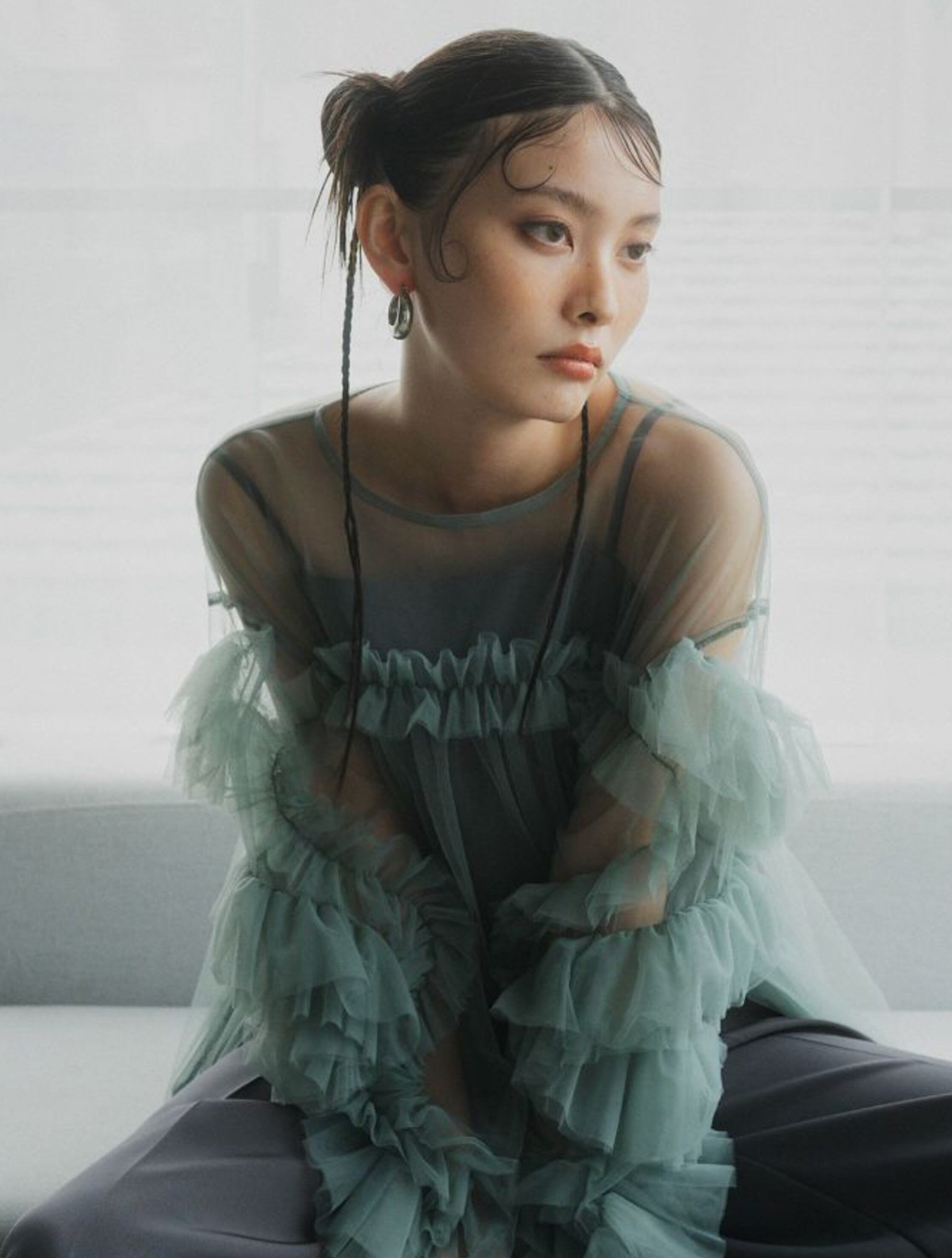 Decorative Tulle Tops / GREEN | kiddo.com