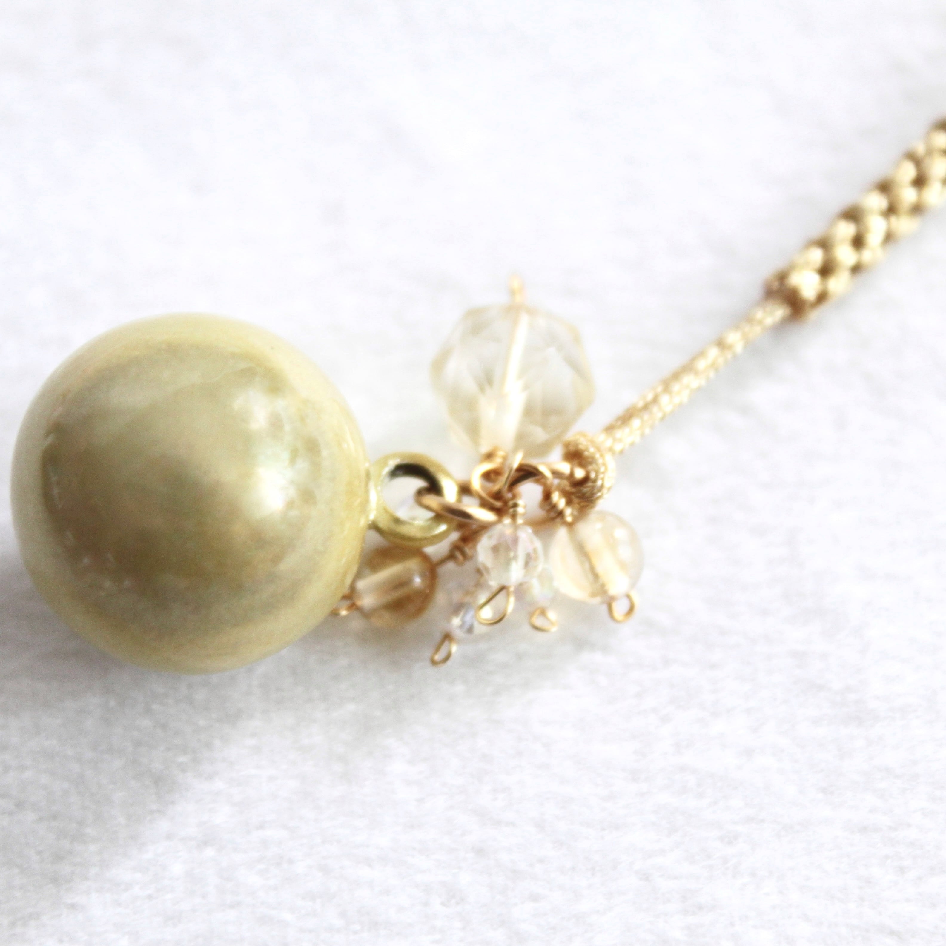 水琴鈴と天然石の根付け | IROHA