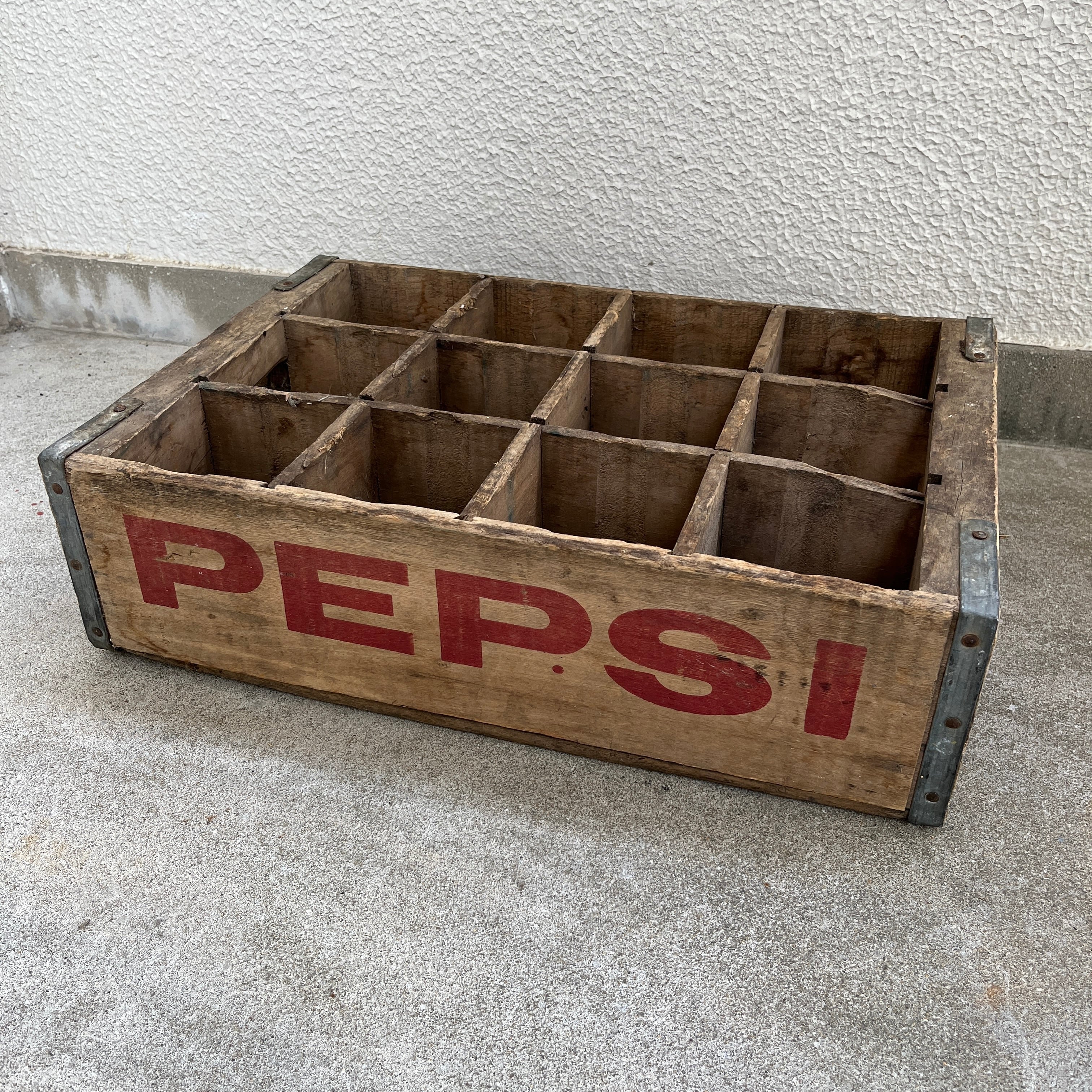 ウッドボックス】PEPSI ペプシコーラ ヴィンテージ ウッド ウッドボックス】PEPSI ペプシコーラ ヴィンテージ ウッド