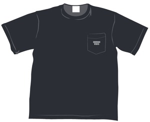 【受注生産・予約販売】GROUNDVIVES　ロゴ入りビックシルエットTシャツ
