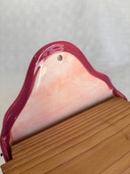 お塩壺　蓋付き　さくらんぼのキャニスター　お塩入れ　壁掛け穴あり　12kwek21