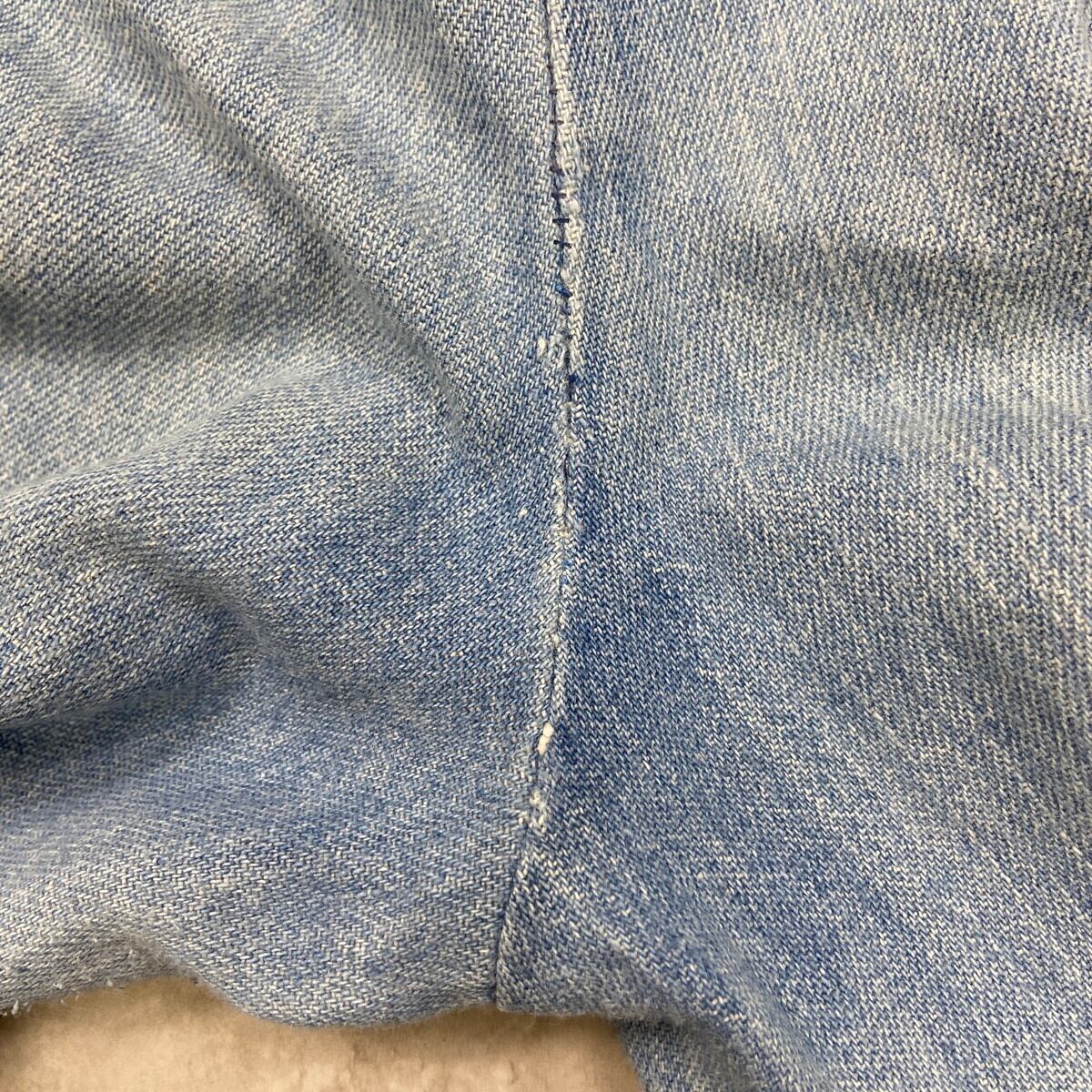 70年代 ストアブランド ワイドデニムカーゴパンツ メンズW31相当 古着