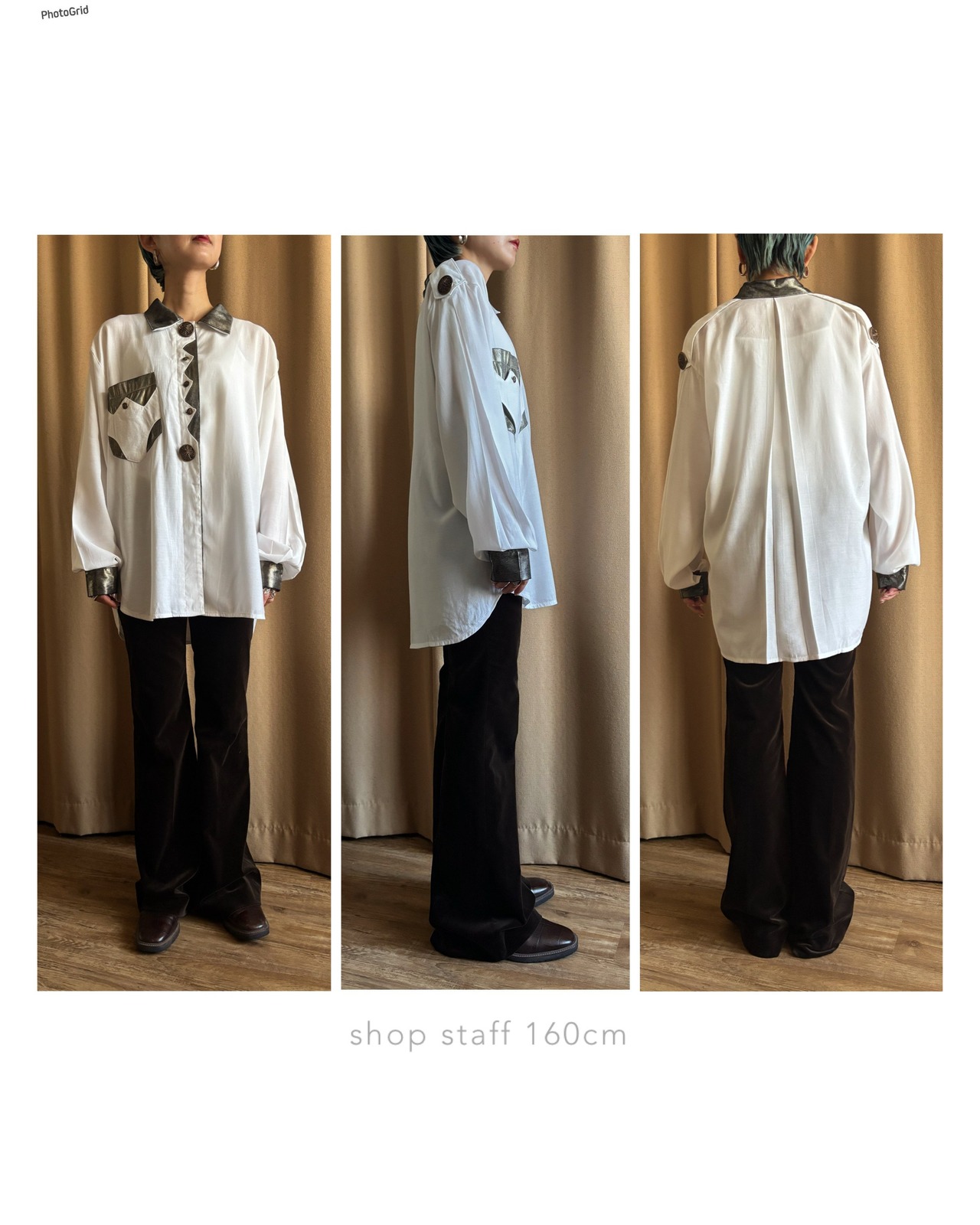 button design over size import shirt-4501-1