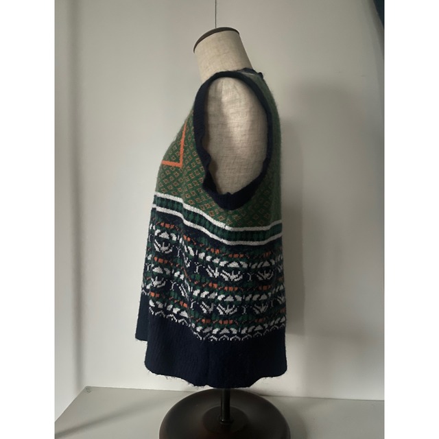 Nordic knit vest
