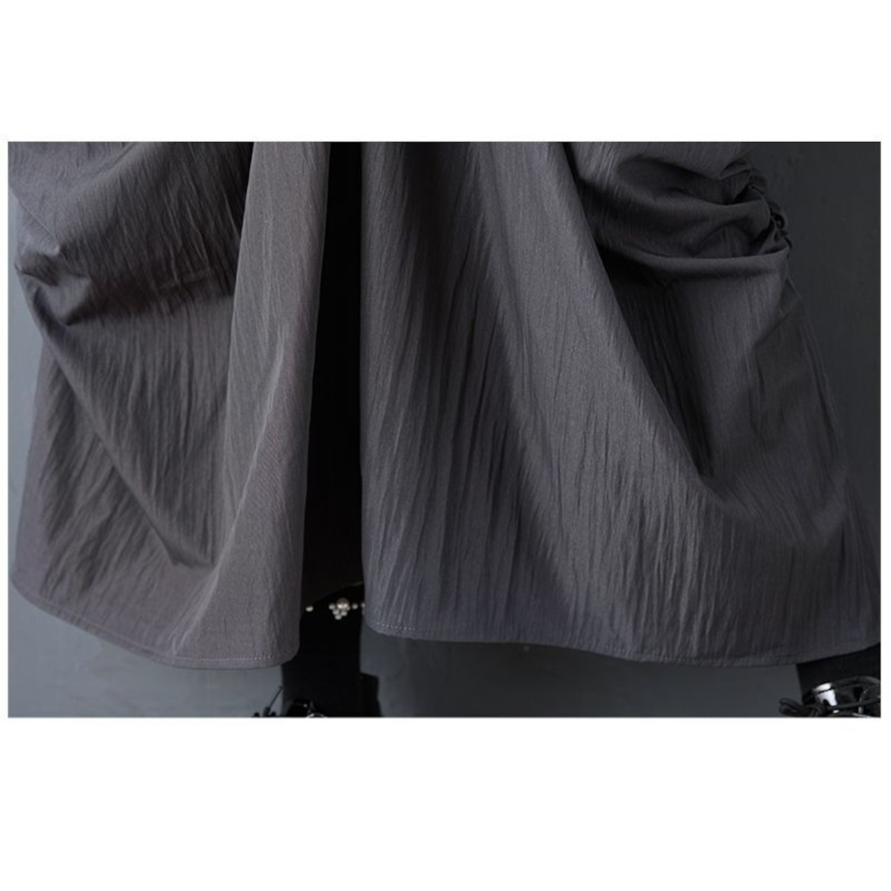 シャーリング 立体 バルーンスカート 00315