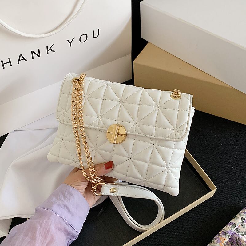 夏の小さなバッグ女性のバッグ2020新しい波刺繍ラインワイルドチェーンメッセンジャーバッグinsファッションショルダー小さなスクエアバッグ Tiancai_Wing_Bag0832540