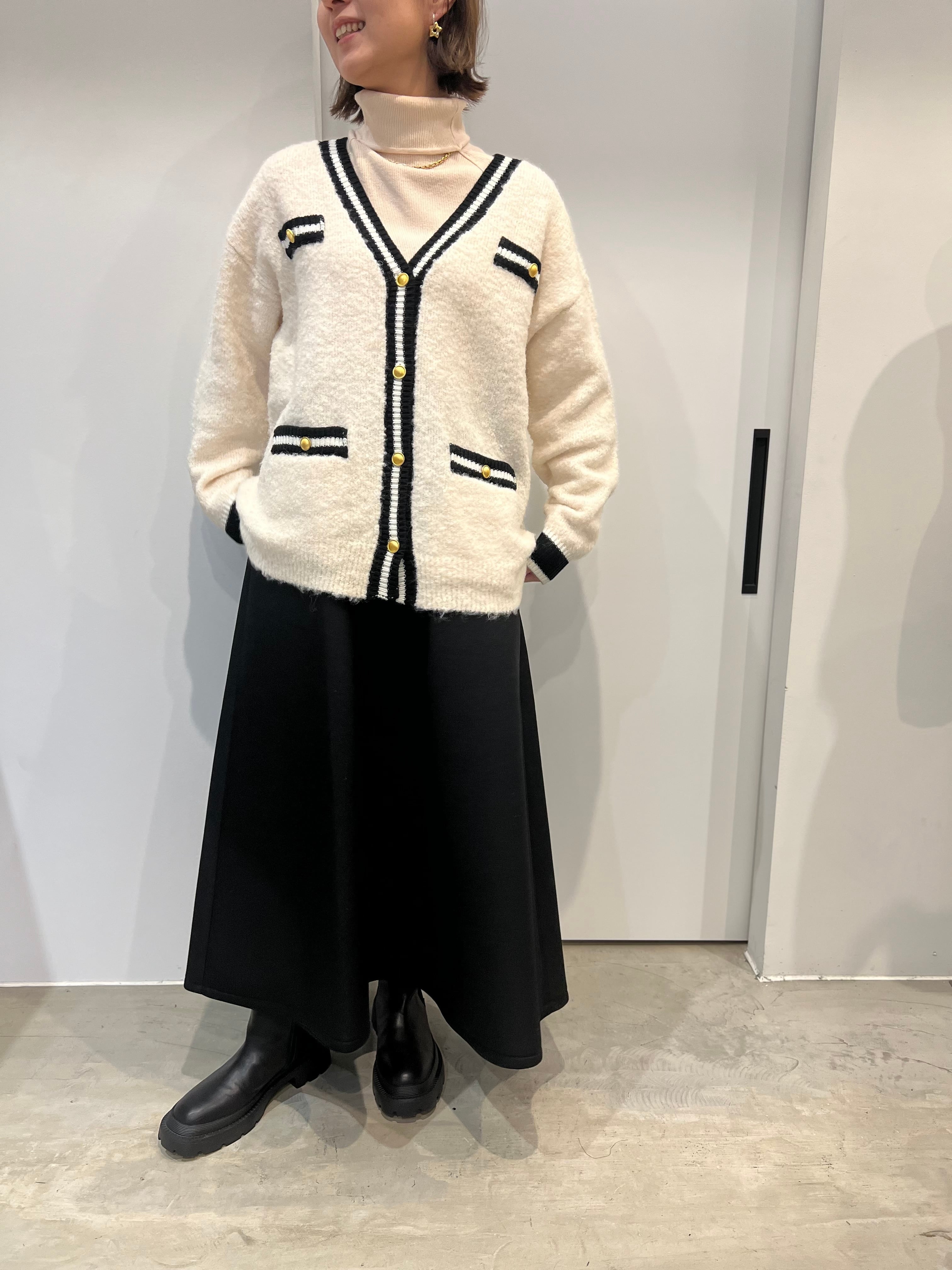 【PASSIONE】ボンディングフレアスカート 536649