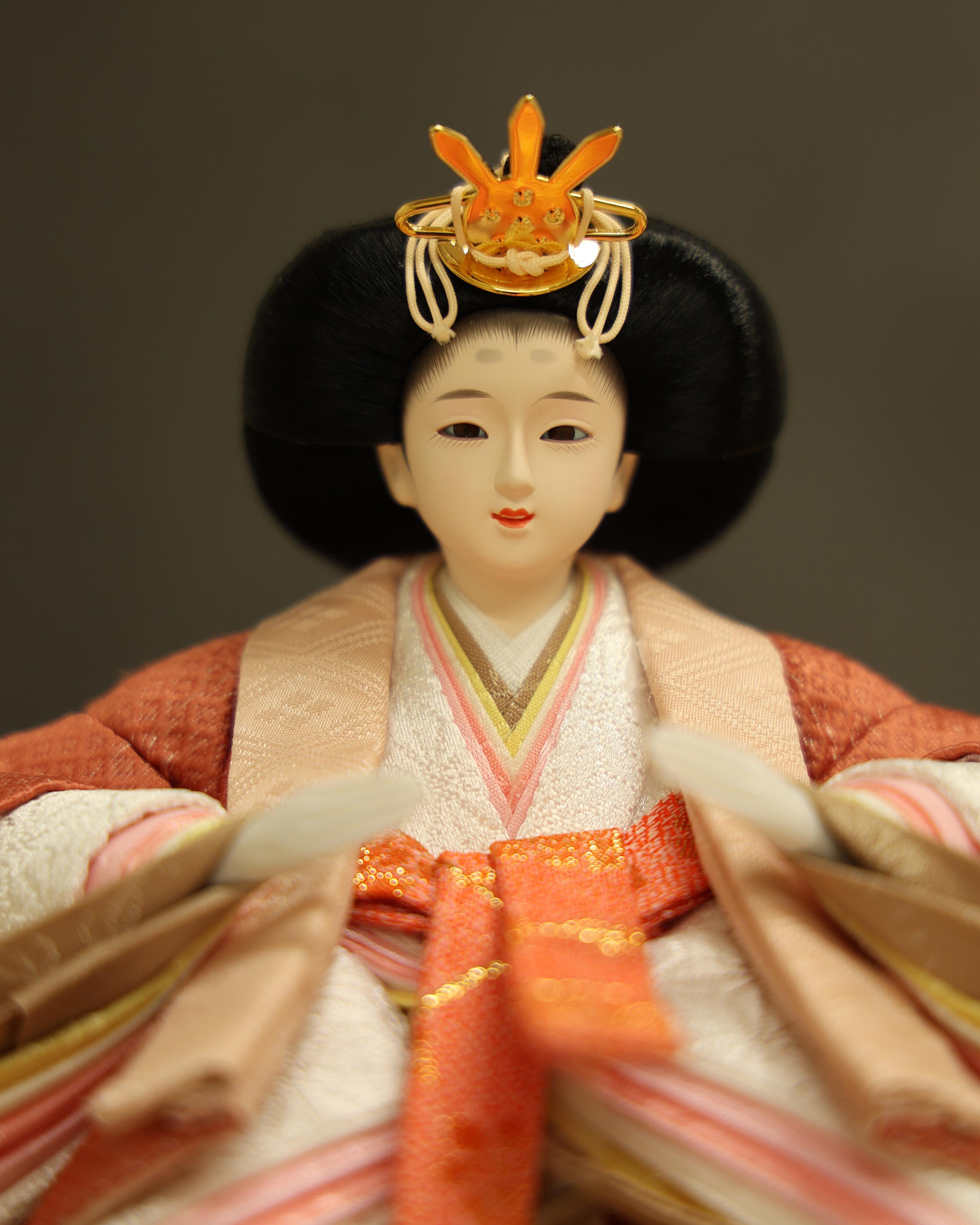 ゆーちんです　雛人形 雛人形（ひな人形）「霞の辺」｜清水久遊 親王飾り｜高級着物仕様の