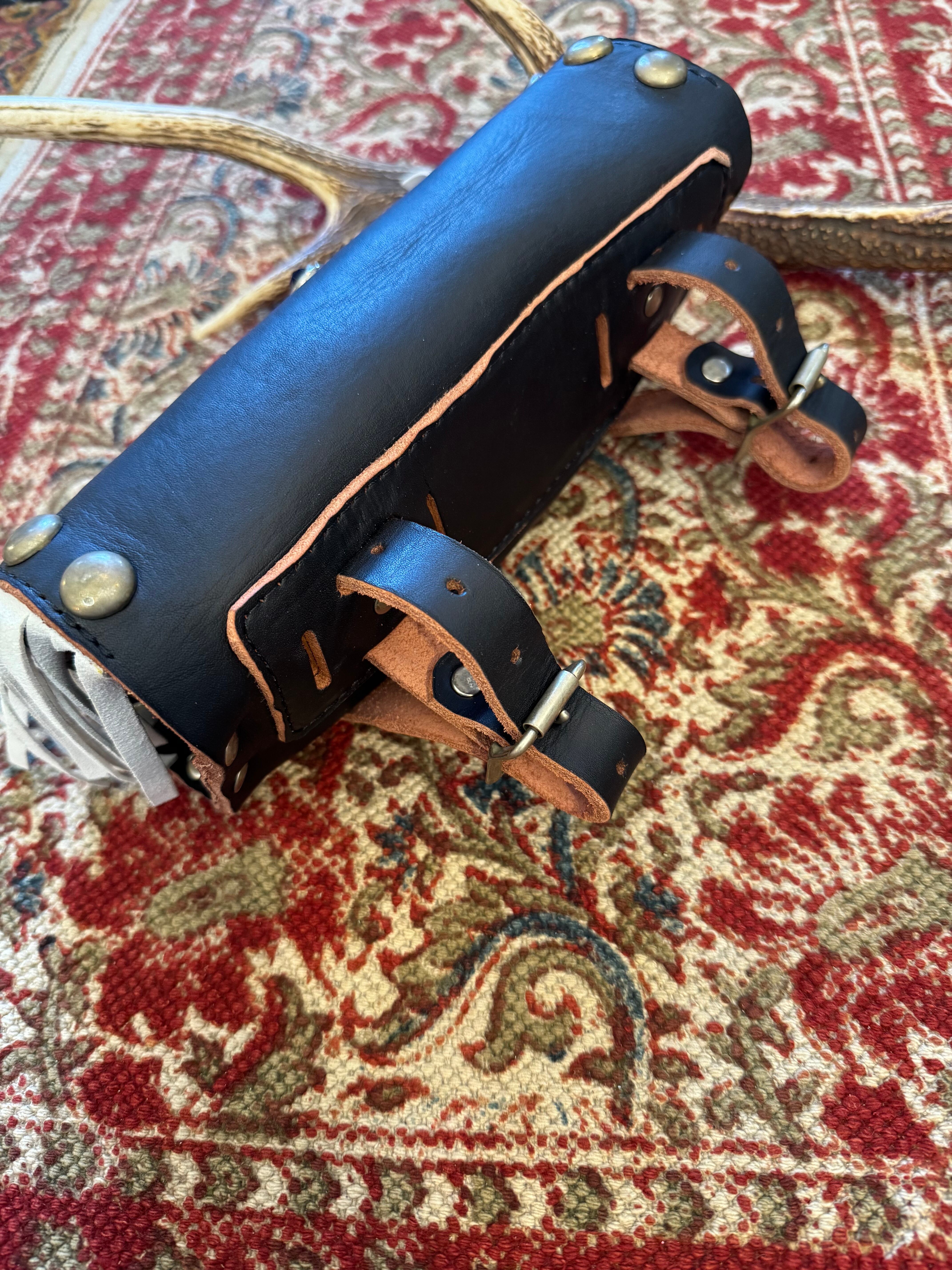 NEW!! FRINGE TOLLBAG VINTAGE CUSTOM | BOMBOILER CUSTOM LEATHER