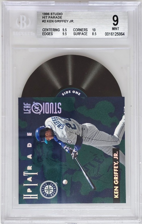Ken Griffey Jr | 1996 Leaf #4351/5000 | Seattle Mariners| Hit Parade |BGS 9