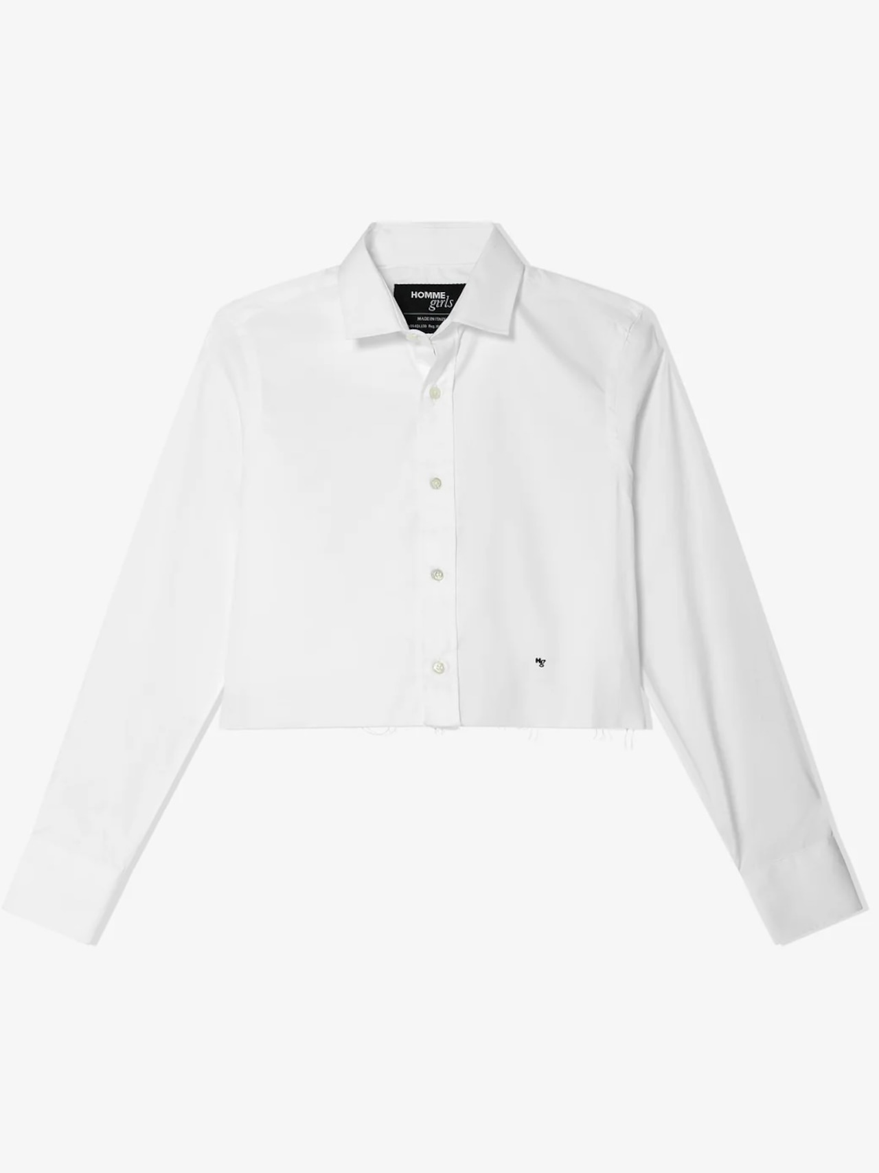 【25AW】HOMME girls オムガールズ /  CROPPED SHIRT / クロップドシャツ - 5