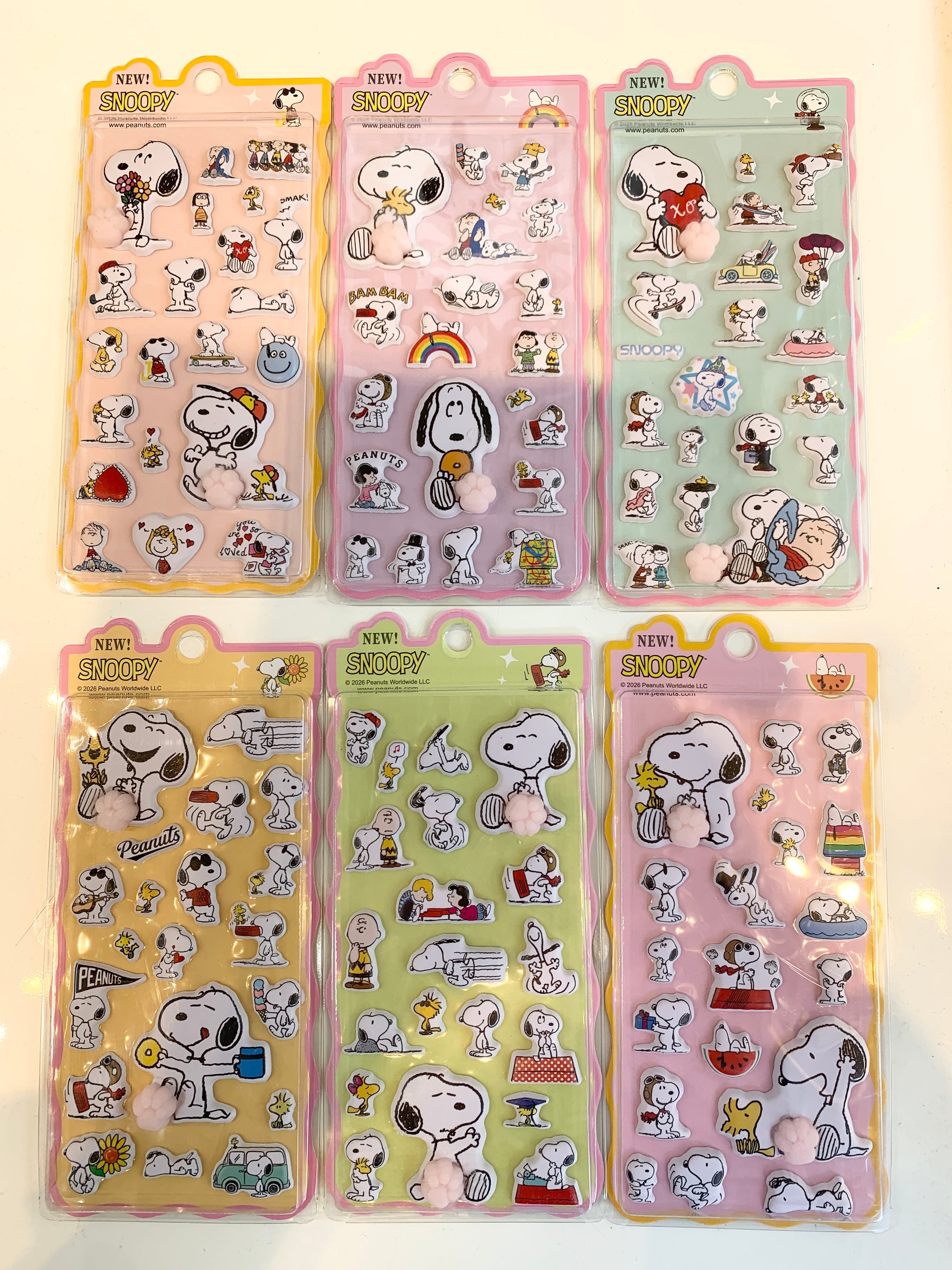 【新作】【かわいい☆Snoopy】スヌーピー 肉球ぷにぷにシール