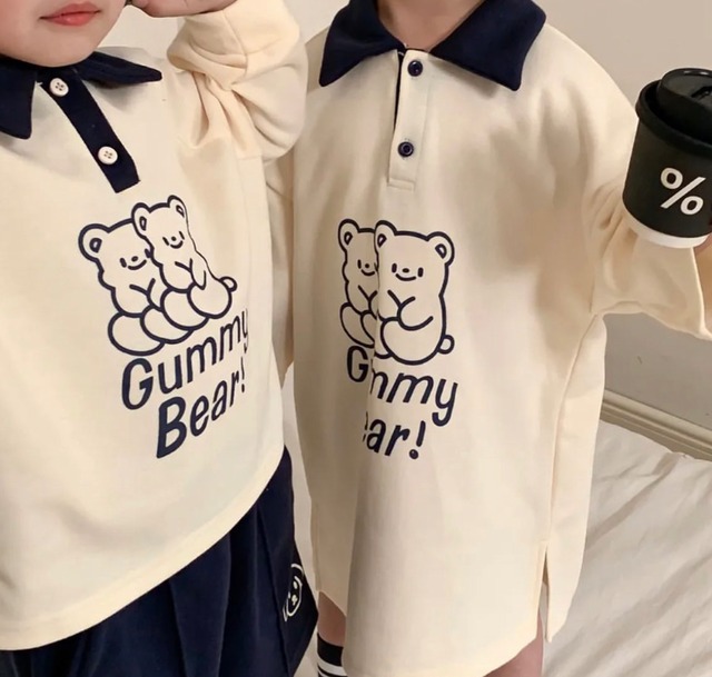 くまのブラウス＆ショートパンツ