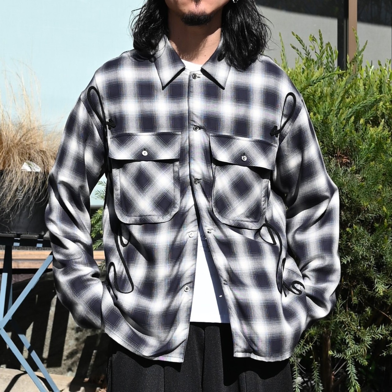 Leh / Embroidery Check Shirts