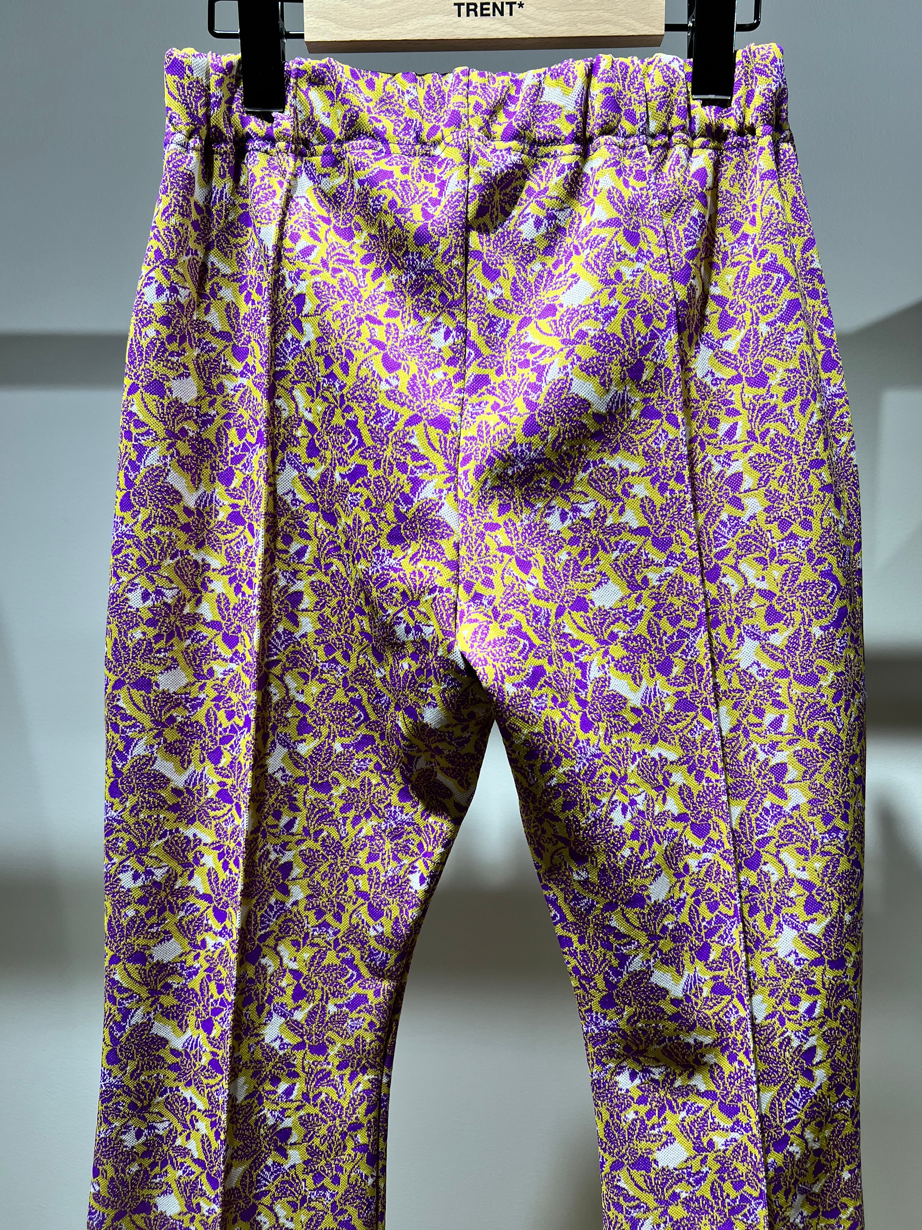 FUMIE TANAKA フミエタナカ / FLOWER JAQUARD PANTS | TRENTオンライン  