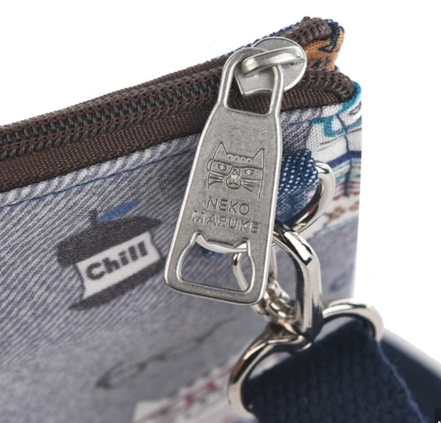 ネコまるけ　ミニサコッシュ　猫