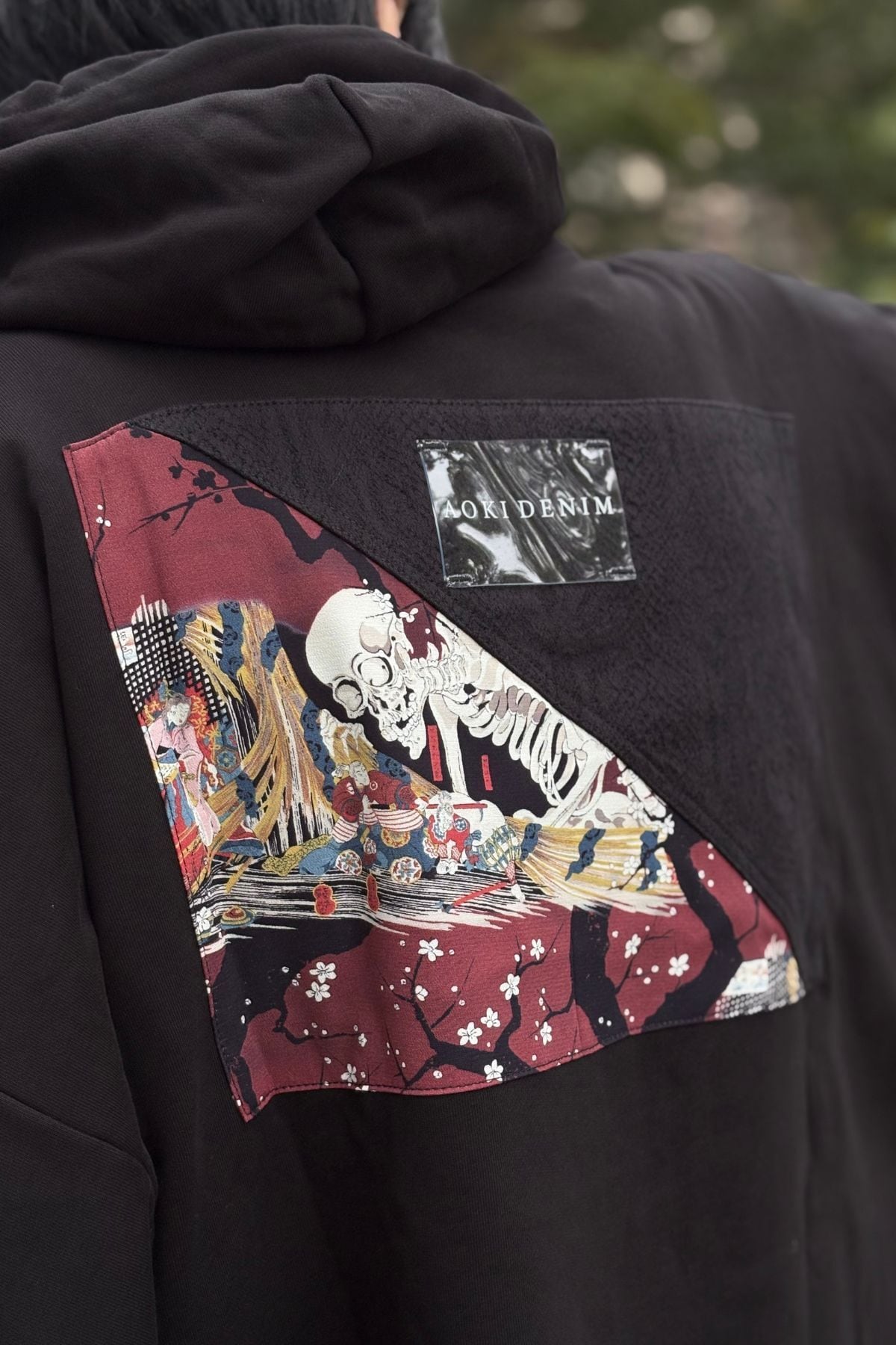 レディース 新品✨️Favorite 百鬼夜行がしゃどくろの浮世絵パーカー 