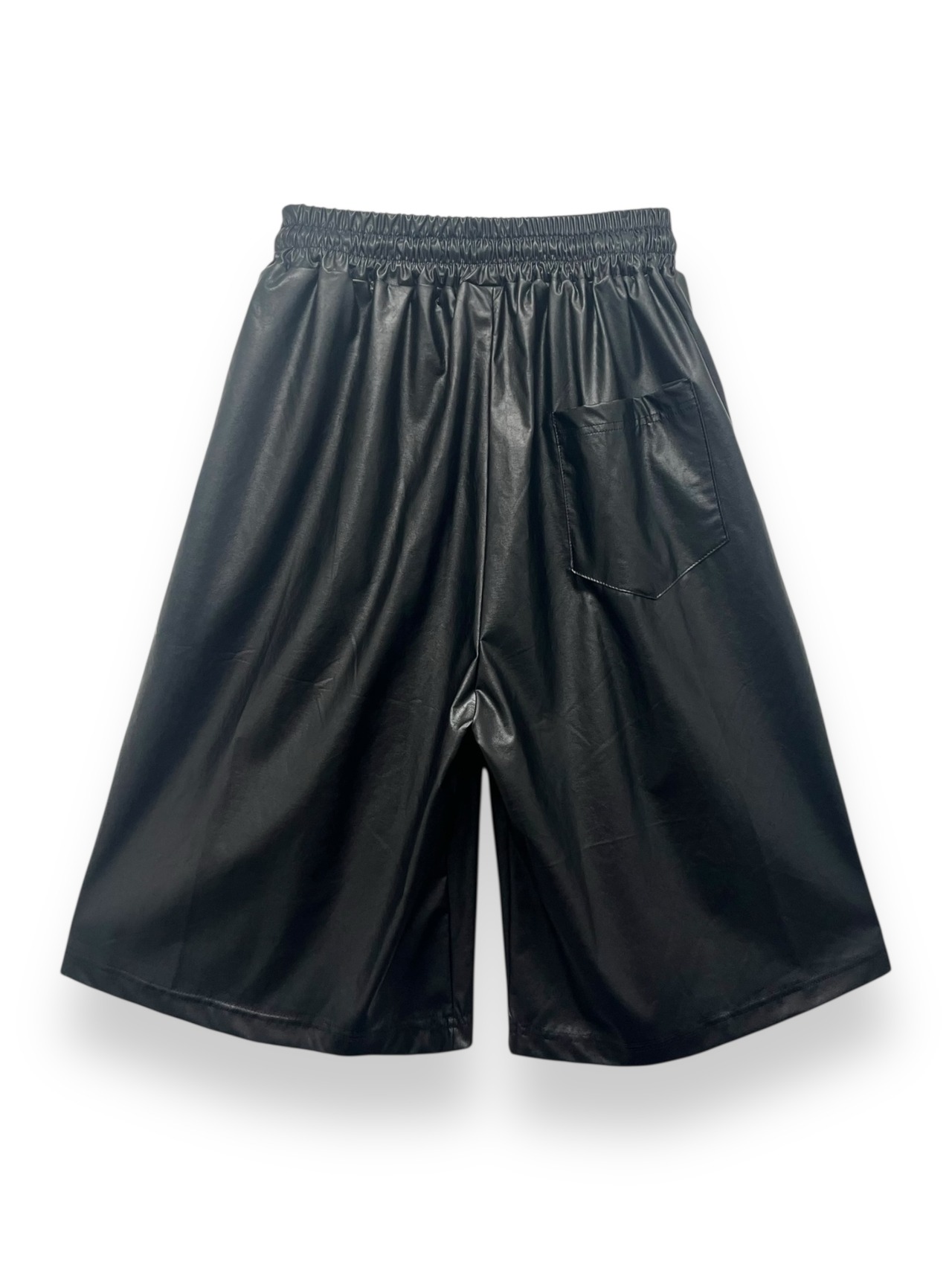 【LOVE KILLER】LK logo vegan leather half pants