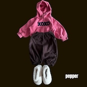 ペッパー / PEPPER / XOXOフーディー / 韓国子供服 / キッズ / 26winter〖取寄〗*XS~XL*