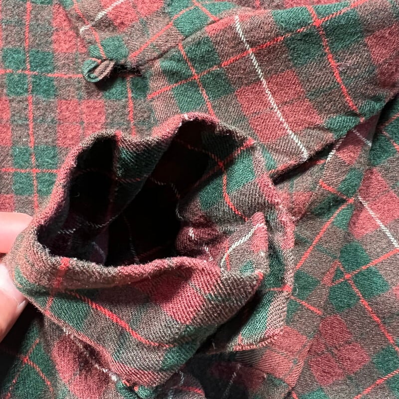 50's~ Hathaway Shirt ウールシャツジャケット オープンカラー 開襟