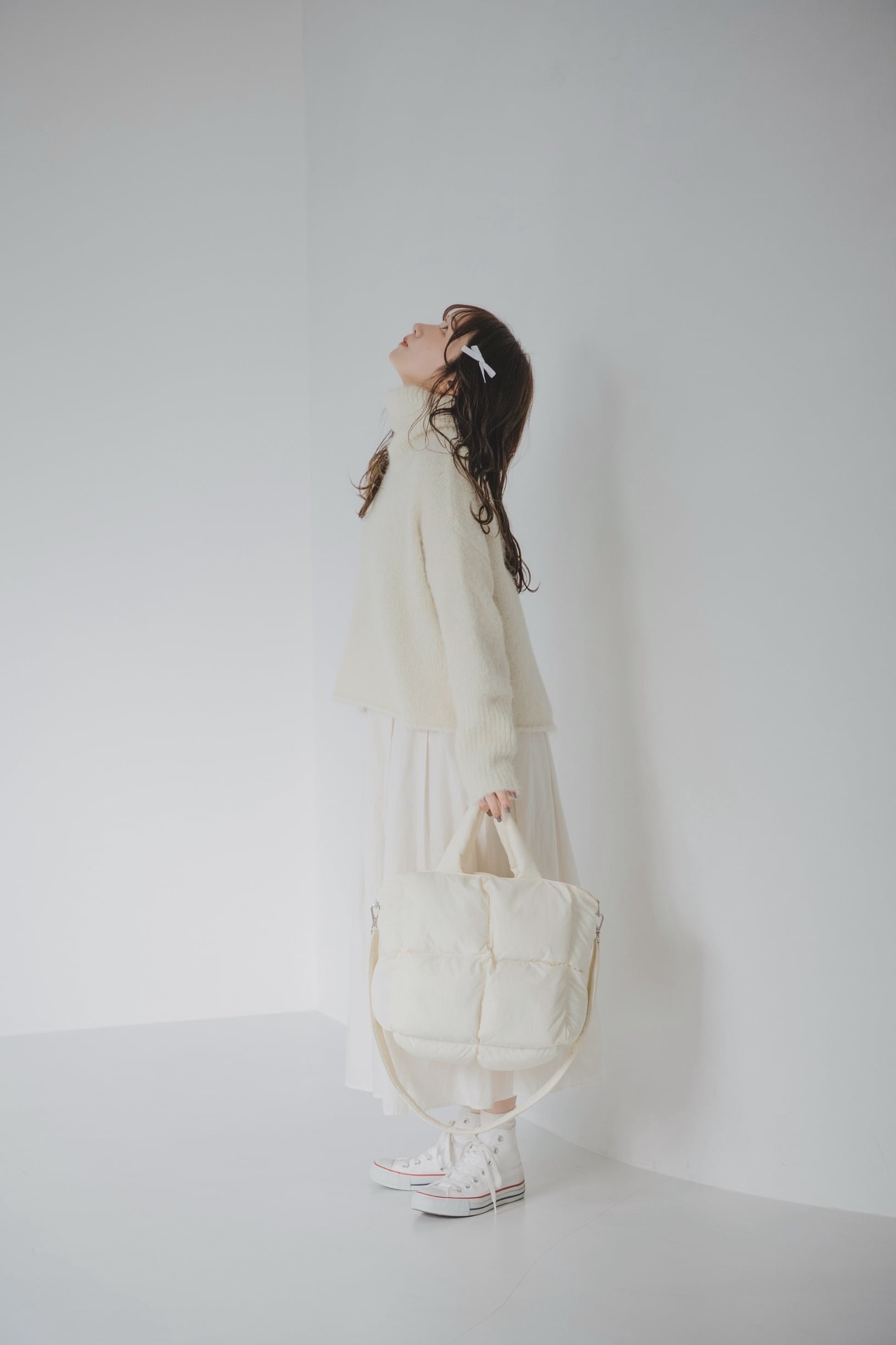 サムホールタートルネックニット | um