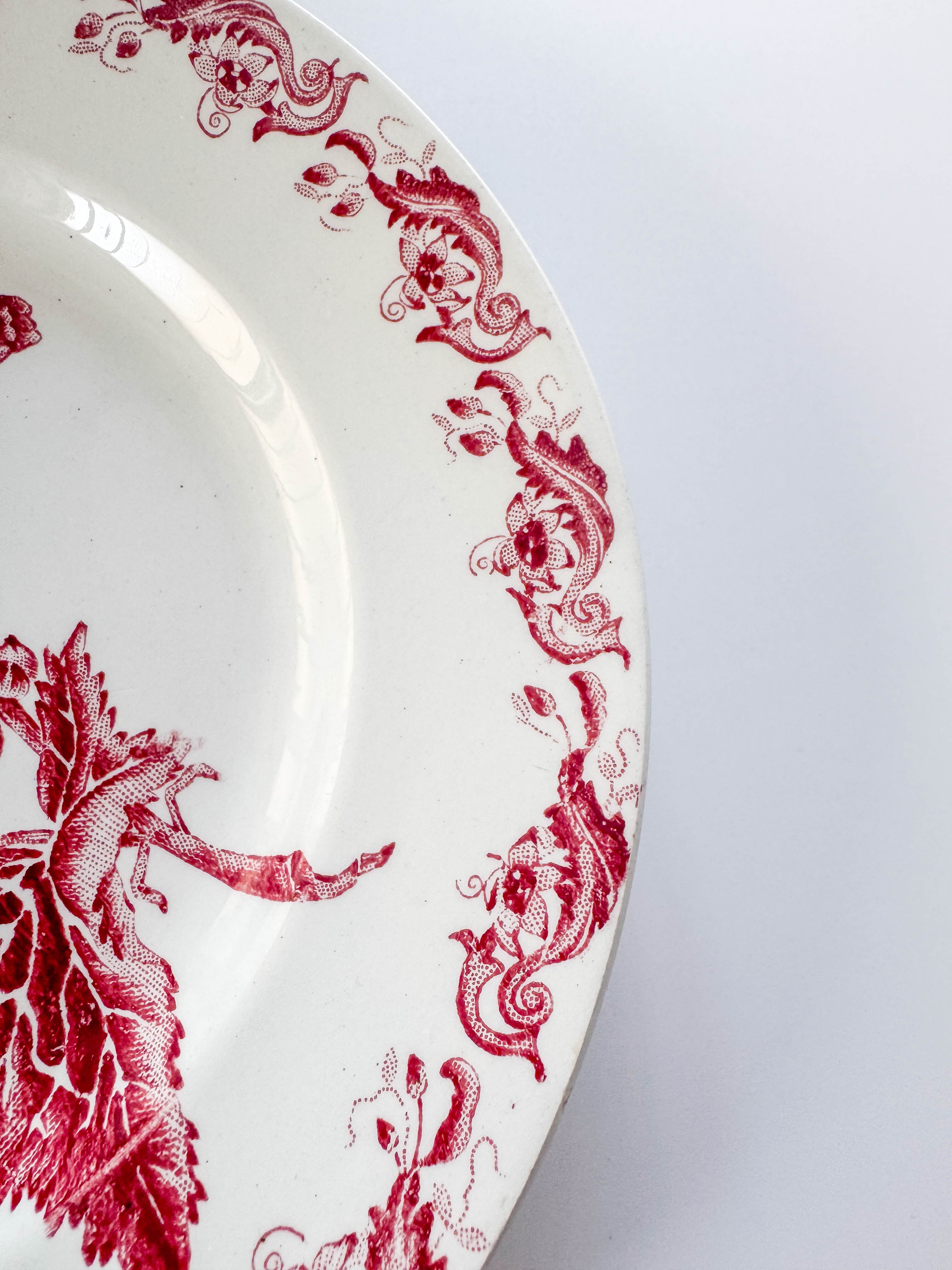 St Amand / サンタマン RICHELIEU 平皿 #1 [1133] | drama antique