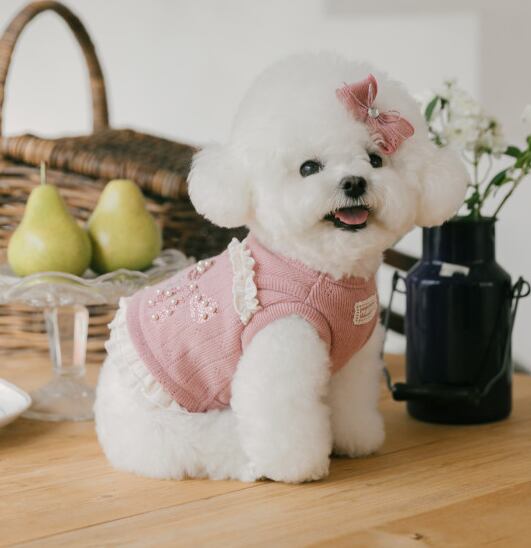 予約【malrang】maracon knit top (Raspberry)