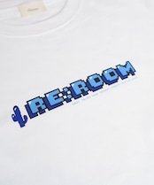 【#Re:room】PIXEL LOGO PRINT T-SHIRTS［REC754］