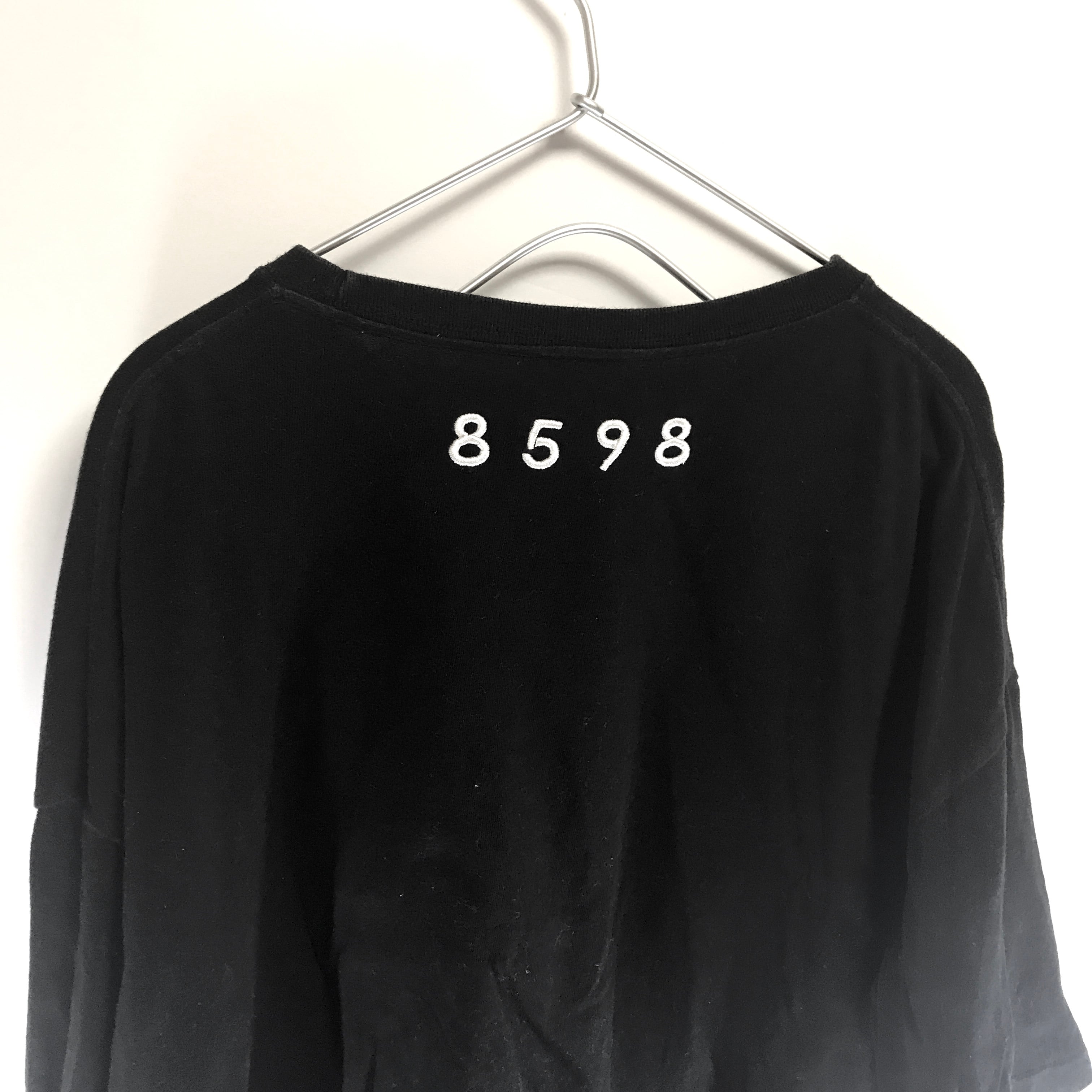 ポケット付きビッグTシャツ（ワンポイント背中刺繍あり） | 8598