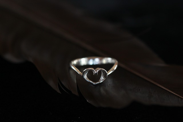 Heart Feather Ring / ハートフェザーリング
