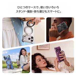 ■iPhone 18 Pro/18 Pro Max■ I-Shaped Metal Phone Case / I-シェイプ メタル スマホケース