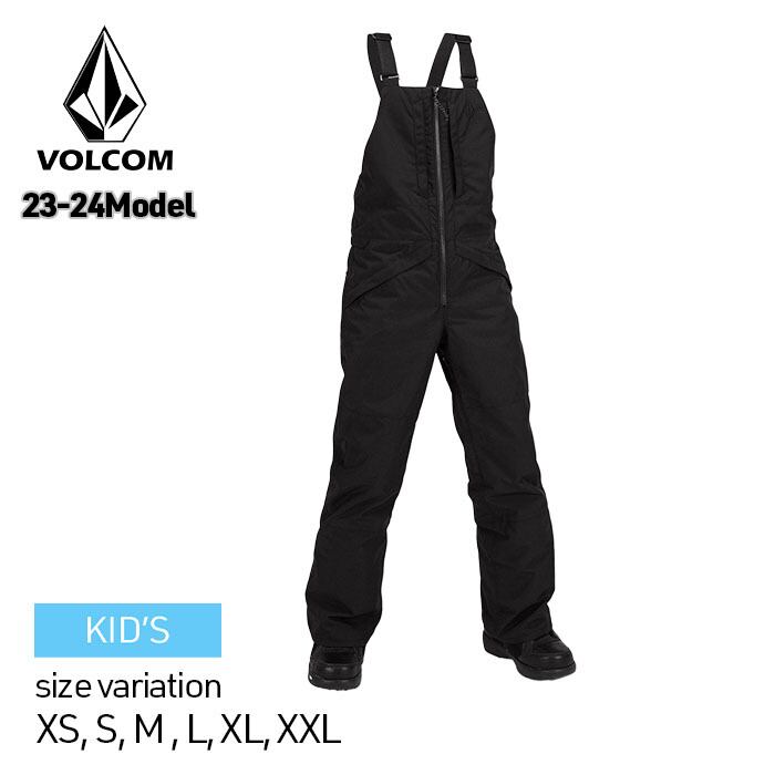 23-24 VOLCOM BARKLEY INS BIB OVERALL ヴォルコム ボルコム BLACK ...