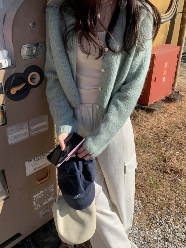 (予約) pretty young thing / Letter cargo pants 3color　