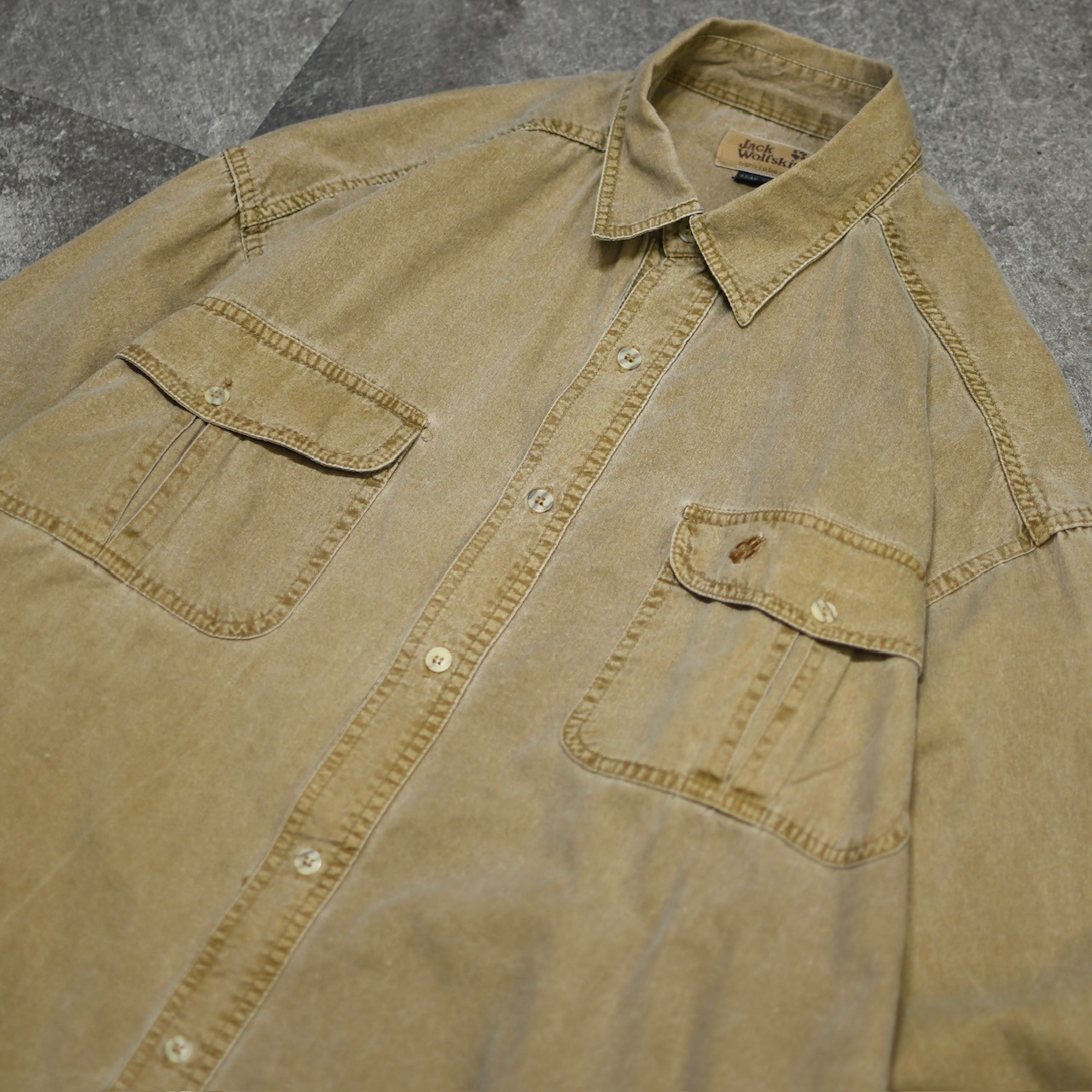 Jack Wolfskin cotton convertible shirt