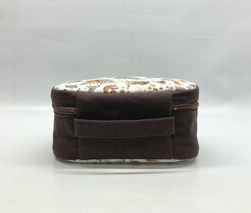 バニティポーチ  アクファクトゥム　ドイツ　どうぶつ　フクロウ｜とりさん工房ーかわいいハンドメイドポーチ