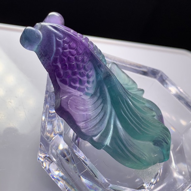 4.穴有り✩大型✩美しい金魚さんグラデーションフローライト