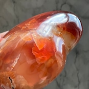 カーネリアンハート*0502*天然石インテリア*置き物