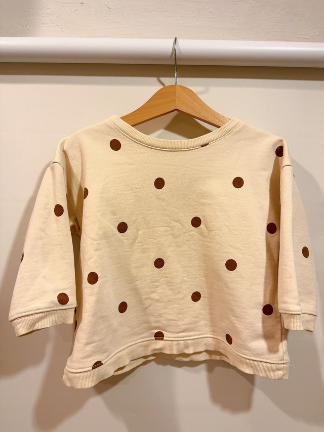 Undyed Cotton Dots Sweatshirt (2-3y) / organiczoo  @t___m.83 / milou's used