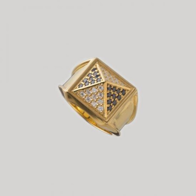 Big Studs Ring Gold