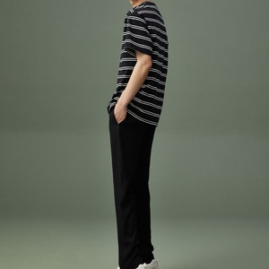 細ボーダーシンプルTシャツ　MT0110029
