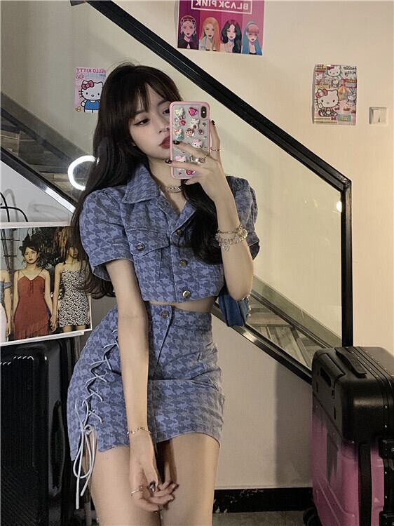 サマーショートトップス スカート 夏物 モンロー70261334405