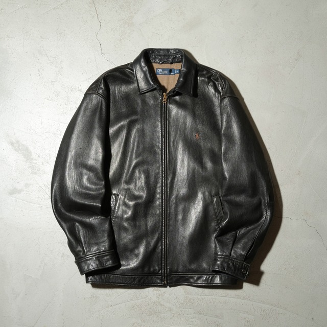Polo by Ralph Lauren leather drizzler jacket[M]
