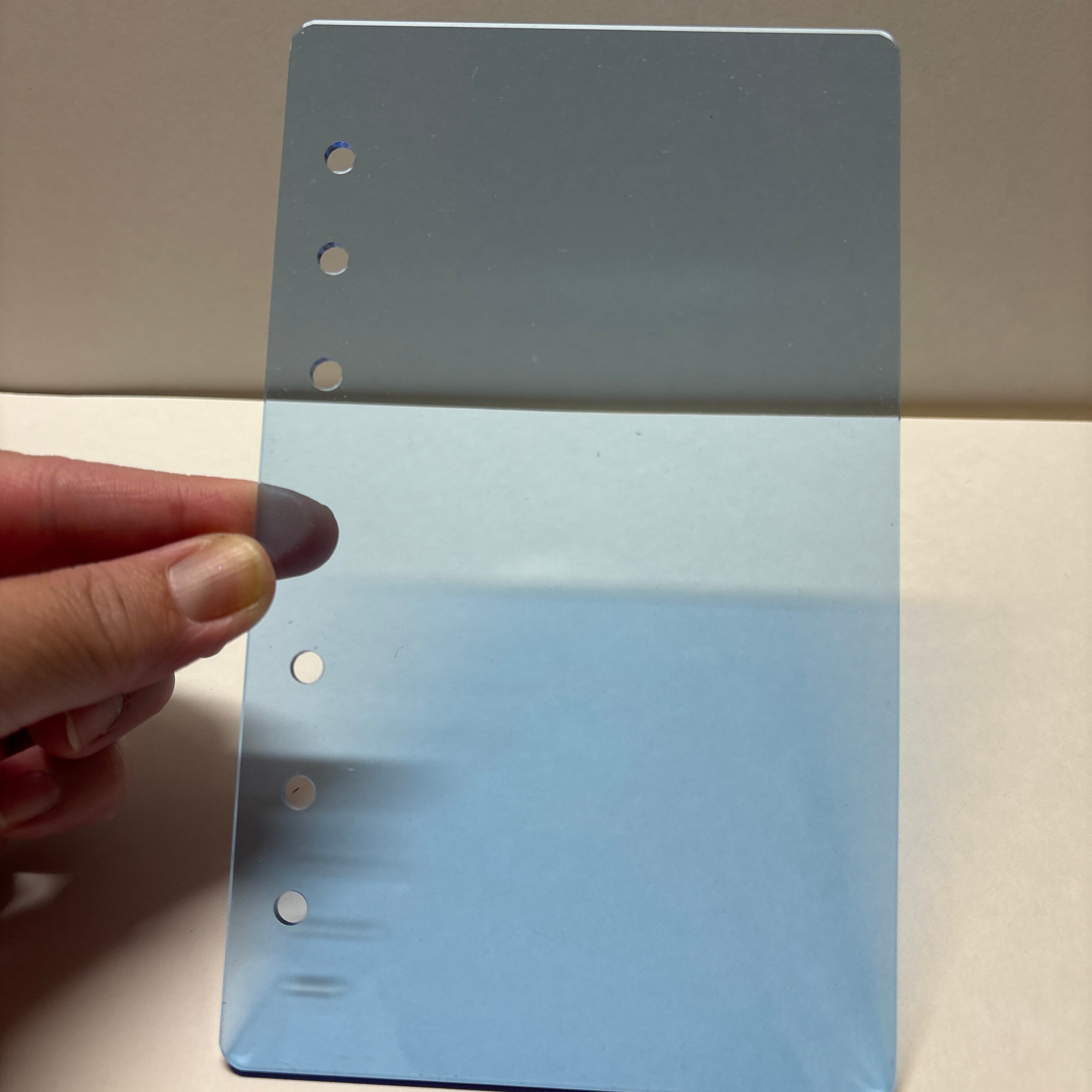 A6サイズ アクリルバインダー アクアブルー｜BonanzaF