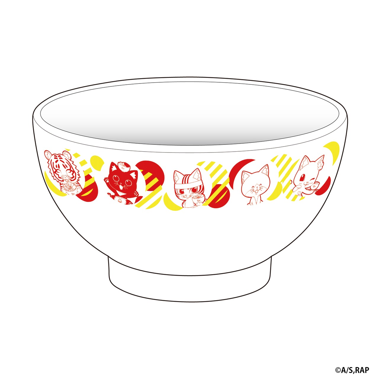 TVアニメ『ラーメン赤猫』× 壱角家 コラボ限定 　ラーメンどんぷり（小）