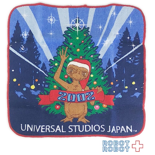 USJ E.T.  ミニハンドタオル 2002 クリスマス