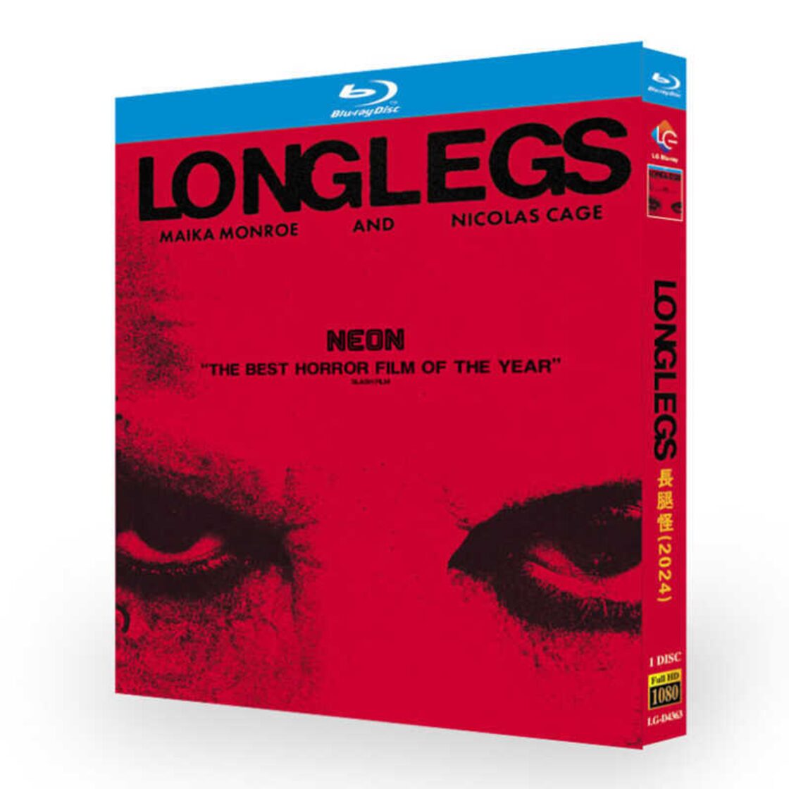映画『 Longlegs (2024)』ブルーレイ1-DISC[Blu-ray-BOX]高画質海外盤  
