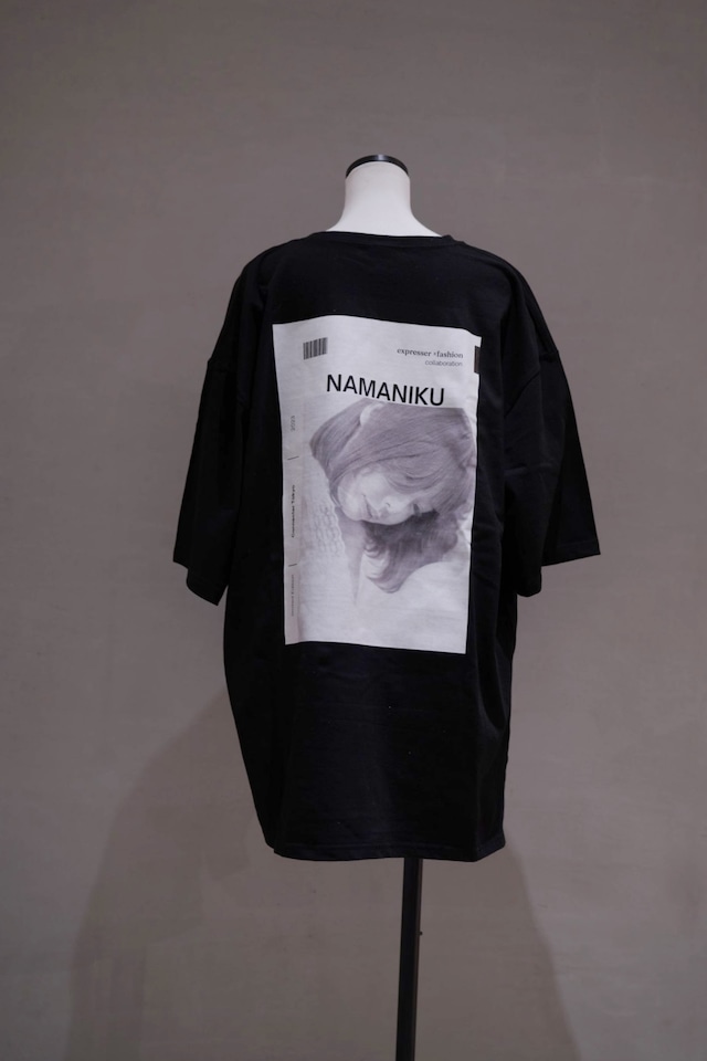 【受注生産】NAMANIKU×Connecter Tokyo collaboration drop shoulder tee