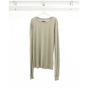 [A.F ARTEFACT] (エーエフアーティファクト) ag-13082 Gauze Jersey Long Sleeve (Olive)