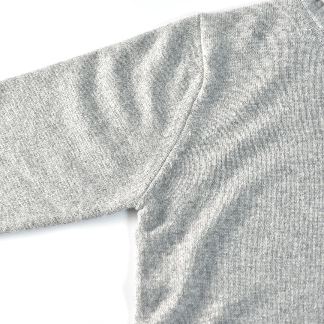 mooncastle ムーンキャッスル カシミア・シルク・ウールタートルネックセーター・ライトグレイ 柔らかいラムウールにカシミアとシルクをブレンドしたニットです【送料無料】